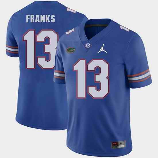 Men Florida Gators Feleipe Franks Royal Jordan Brand 2018 Game Jersey